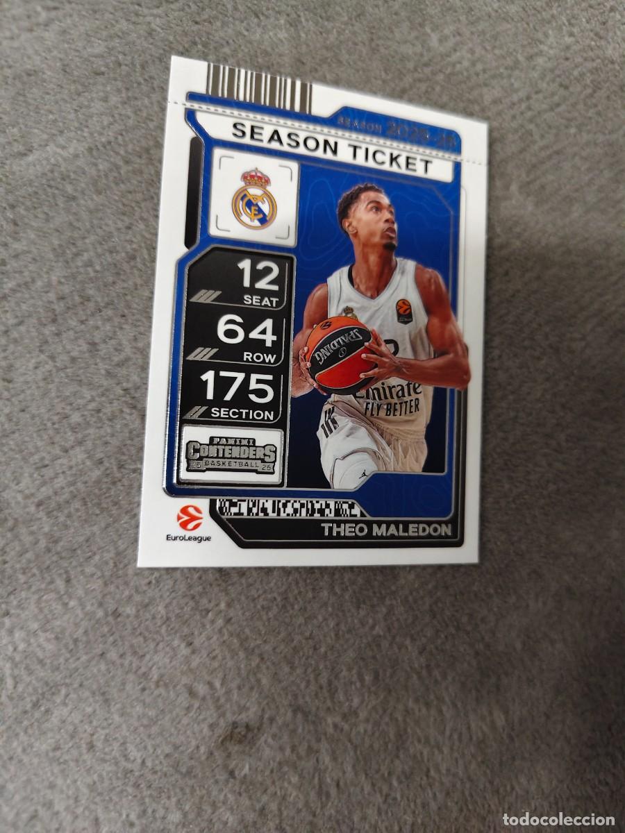 Coleccionismo deportivo: 97 THEO MALEDON REAL MADRID EUROLEAGUE 2025 26 CONTENDERS PANINI 2026 25 BASKETBALL