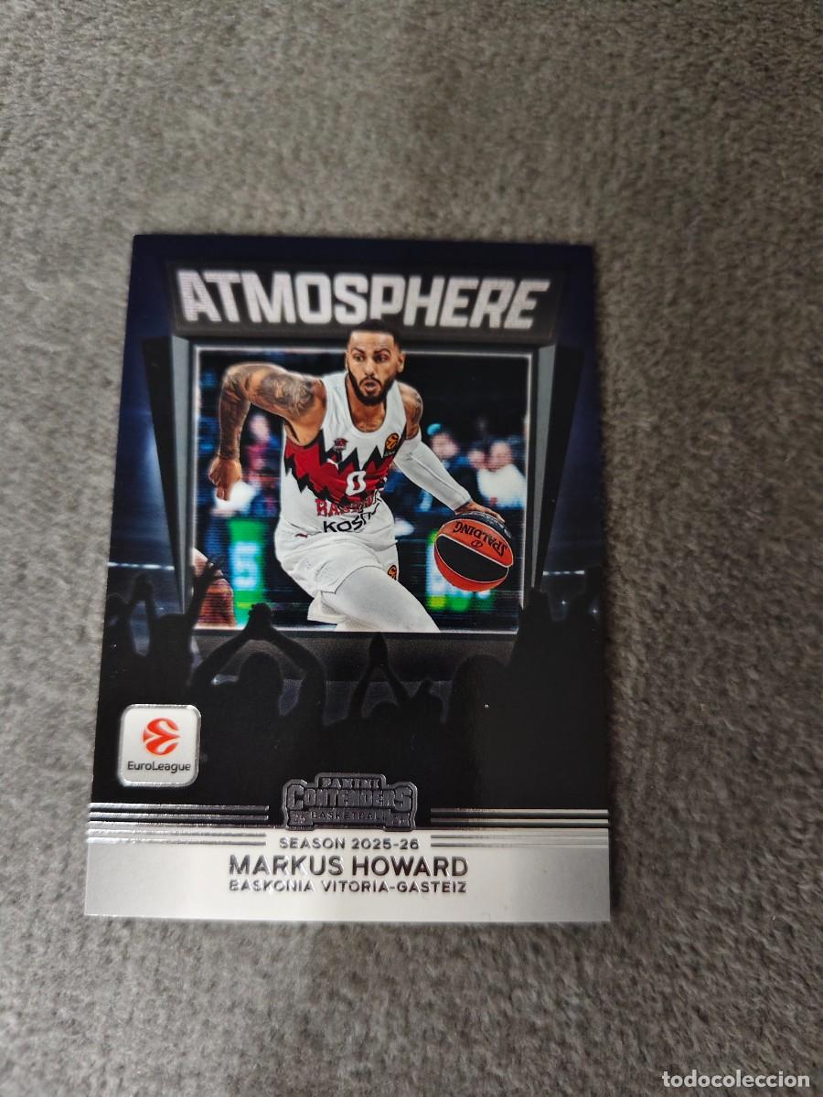 Coleccionismo deportivo: 4 MARKUS HOWARD - KOSNER BASKONIA ATMOSPHERE EUROLEAGUE 2025 26 CONTENDERS PANINI 2026 25 BASKETB
