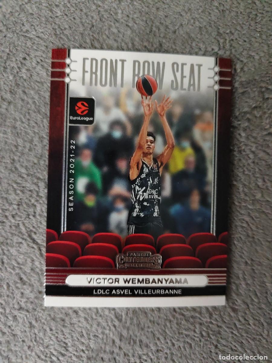 Coleccionismo deportivo: 7 VICTOR WEMBANYAMA, LDLC ASVEL VILLEURBANNE EUROLEAGUE 2025 26 CONTENDERS FRONT ROW SEAT PANINI 2