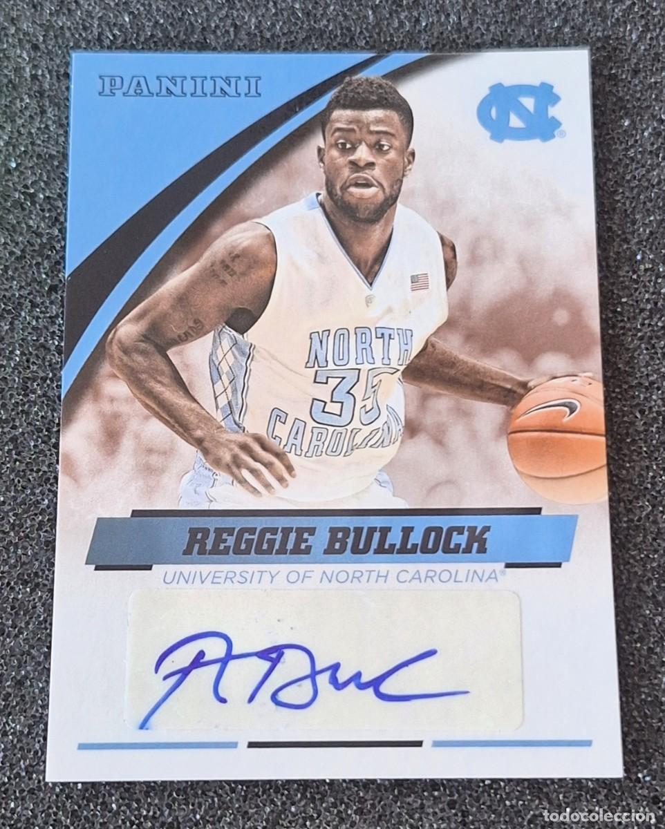 Colecionismo desportivo: Reggie Bullock North Carolina Panini Basketball 2016 Autografo