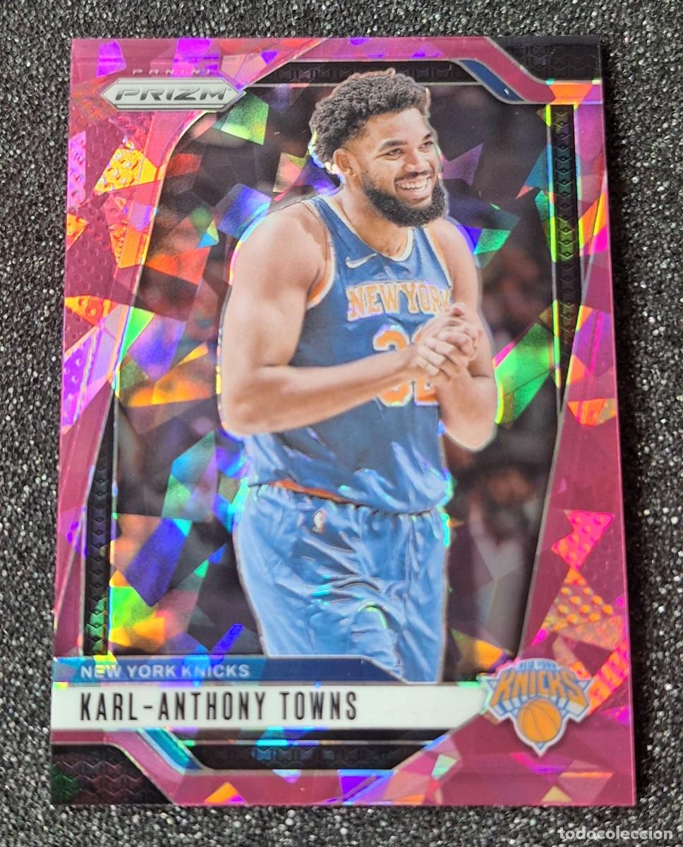 Colecionismo desportivo: Karl-Anthony Towns New York Knicks Panini Prizm Basketball 2024-25 #141 Pink Ice