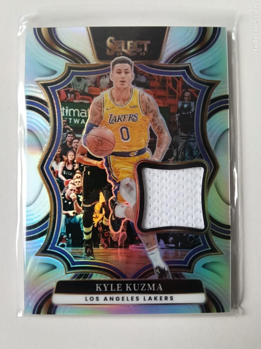 Coleccionismo deportivo: CARD FRAGMENTO ROPA KYLE KEZLER - LOS ANGELES LAKERS - BASKET