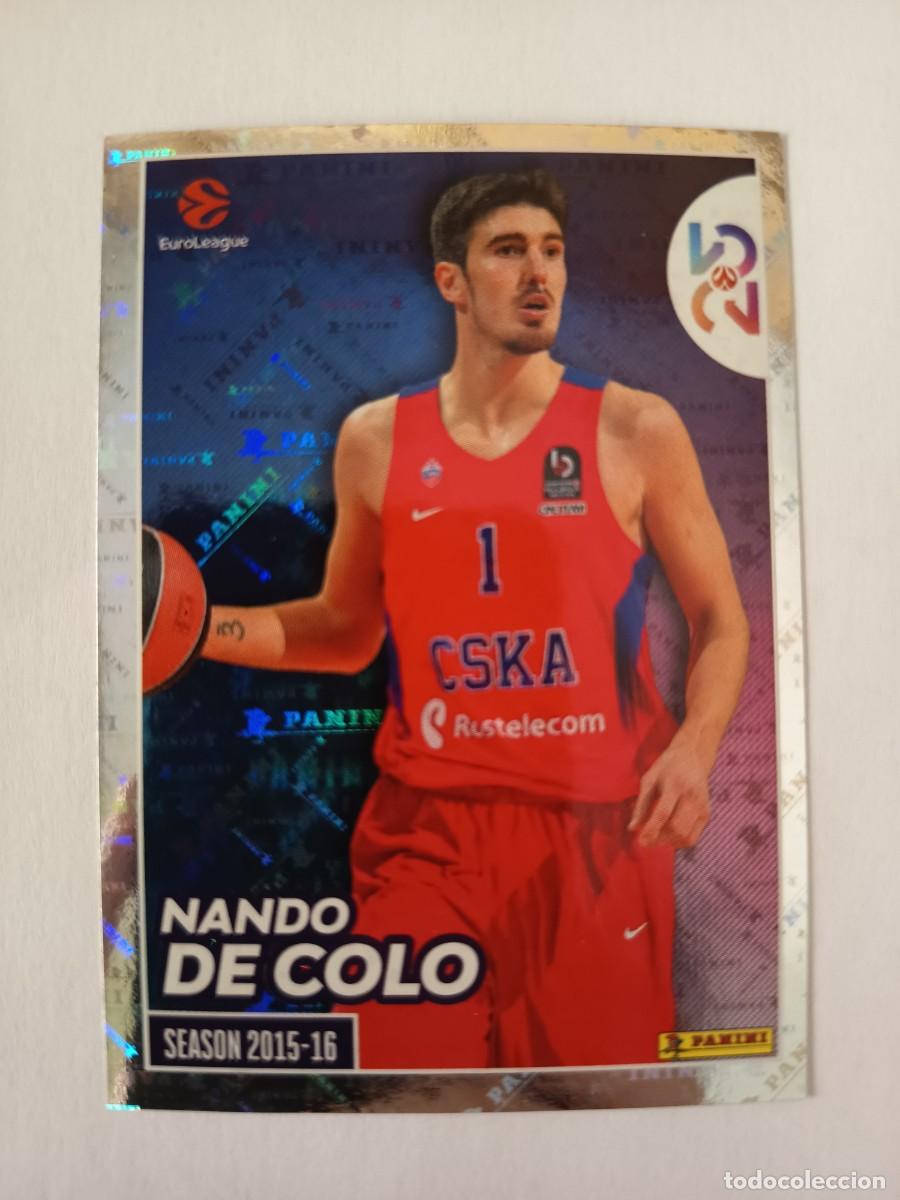 Sports collectibles: CROMO 400 NANDO DE COLO CSKA 2015 2016 15 16 - EUROLEAGUE 2025 2026 25 26 PANINI EUROLIGA BALONCESTO