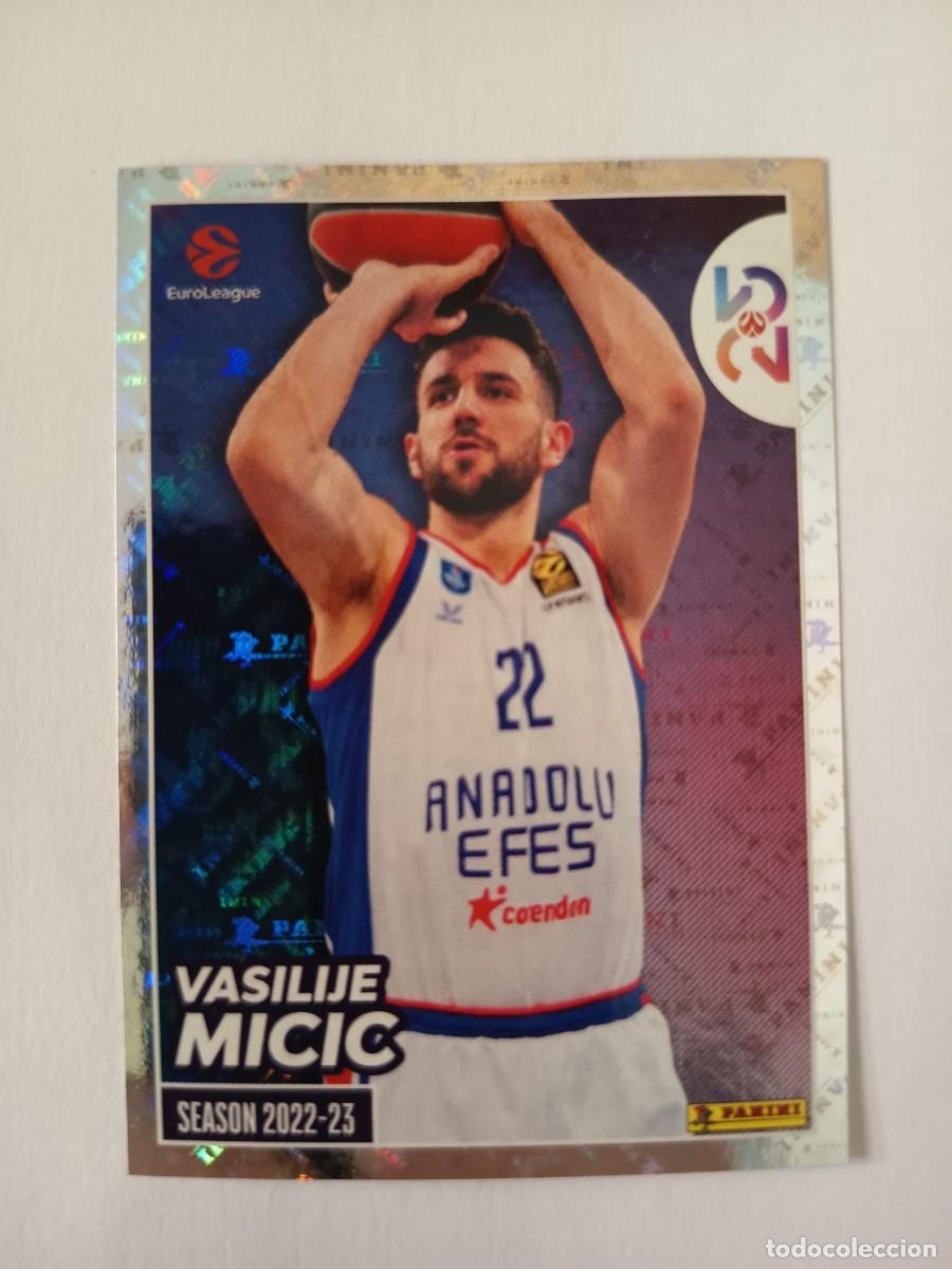 Colecionismo desportivo: CROMO 407 VASILIJE MICIC ANADOLU EFES 22 23 - EUROLEAGUE 2025 2026 25 26 PANINI EUROLIGA BALONCESTO