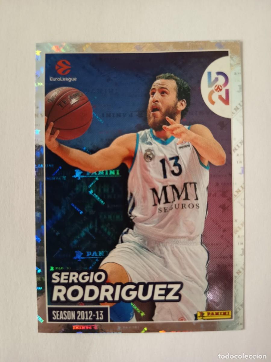 Sammelleidenschaft Sport: CROMO 409 SERGIO RODRIGUEZ REAL MADRID 12 13 - EUROLEAGUE 2025 2026 25 26 PANINI EUROLIGA BALONCESTO
