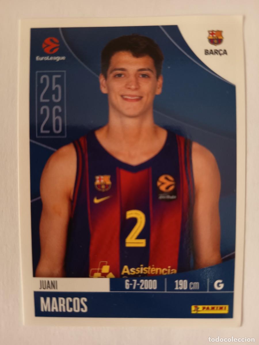 Collezionismo sportivo: CROMO 149 JUANI MARCOS BARCELONA BAR&Ccedil;A - EUROLEAGUE 2026 25 26 PANINI EUROLIGA BALONCESTO BASKETBALL