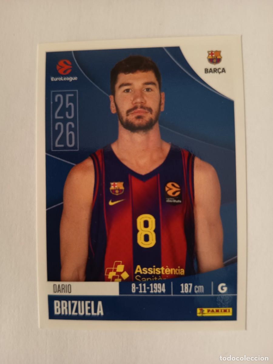 Collezionismo sportivo: CROMO 150 DAR&Iacute;O BRIZUELA BARCELONA BAR&Ccedil;A EUROLEAGUE 2026 25 26 PANINI EUROLIGA BALONCESTO BASKETBALL