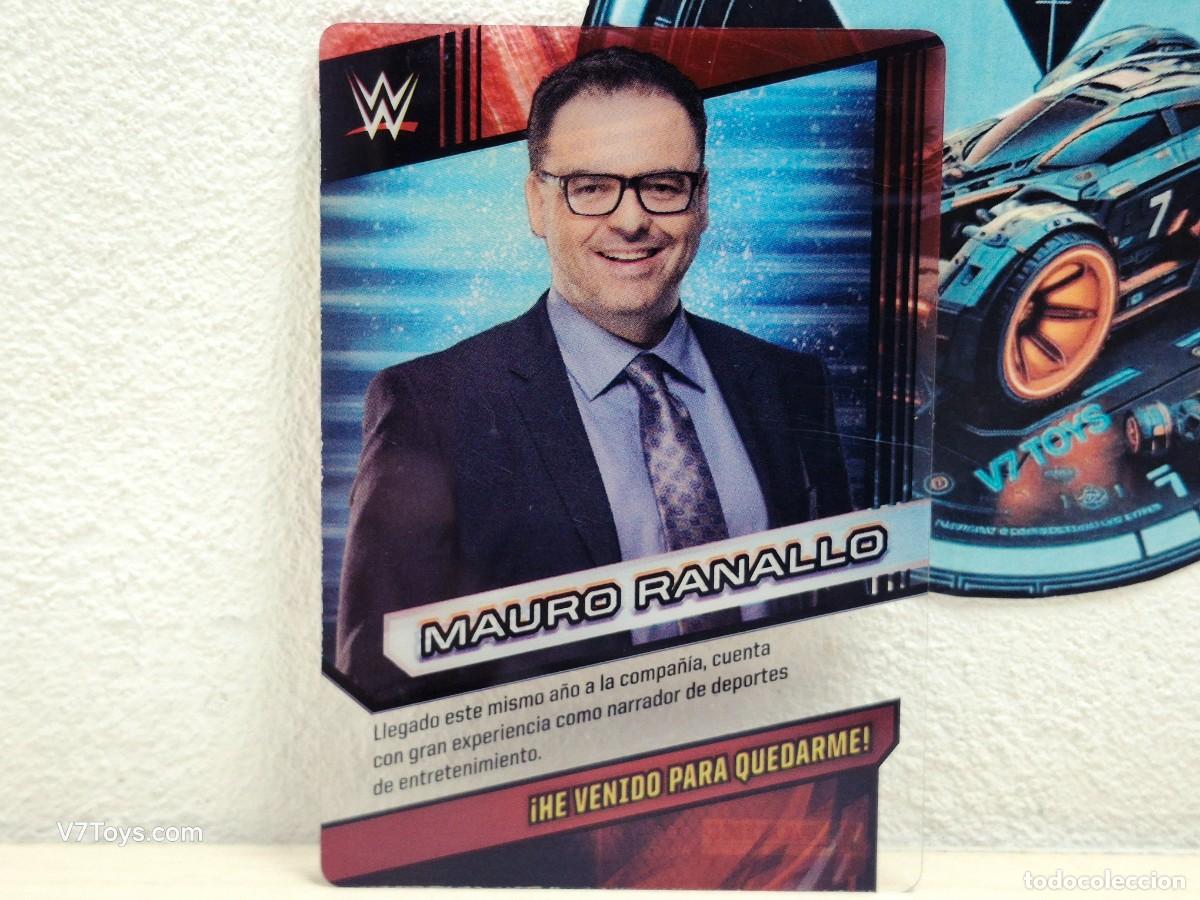 Coleccionismo deportivo: Carta Mauro Ranallo N&ordm; 115 WWE Panini 2016