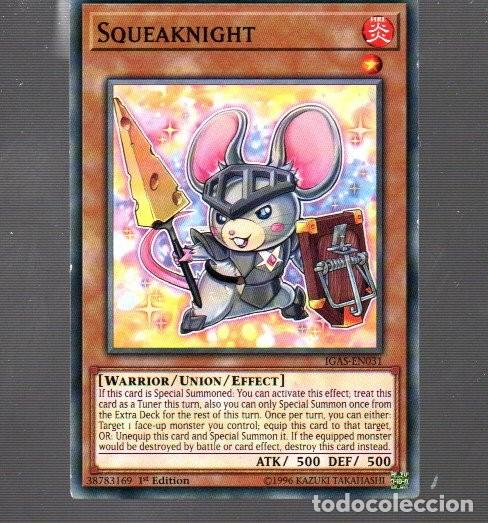 Coleccionismo deportivo: CROMO KONAMI YU-GI-OH SQUEAK MIGHT EN031 DEL A&Ntilde;O 1996