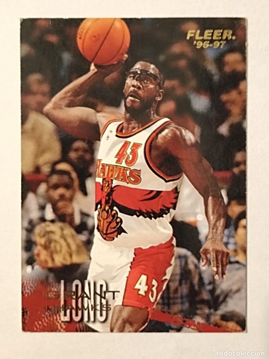 Coleccionismo deportivo: #4 GRANT LONG (ATLANTA HAWKS) CARDS NBA 96/97 FLEER