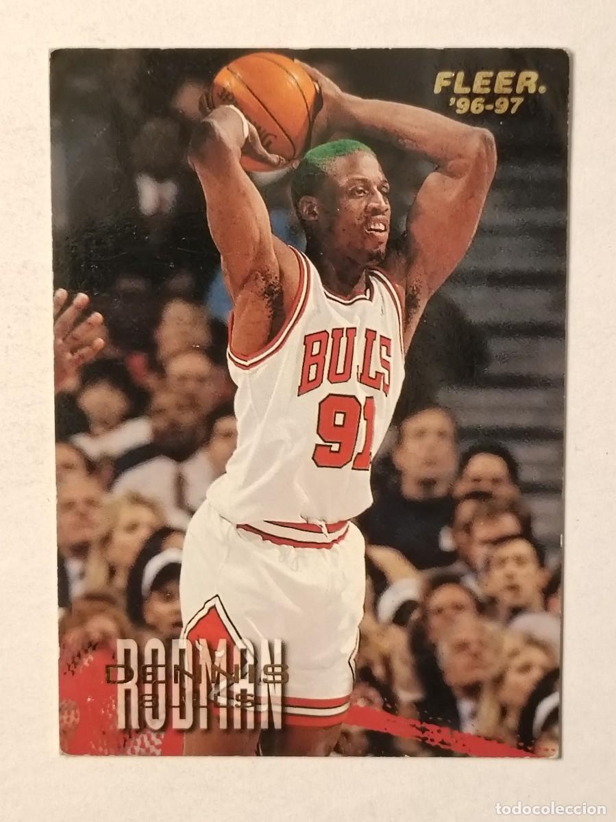 Colecionismo desportivo: #16 DENNIS RODMAN (CHICAGO BULLS) CARDS NBA 96/97 FLEER