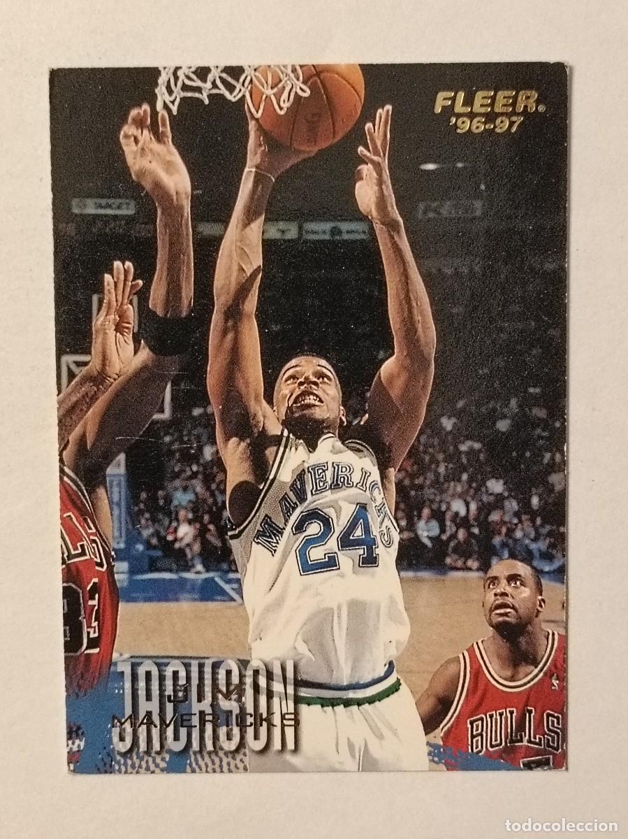 Colecionismo desportivo: #21 JIM JACKSON (DALLAS MAVERICKS) CARDS NBA 96/97 FLEER