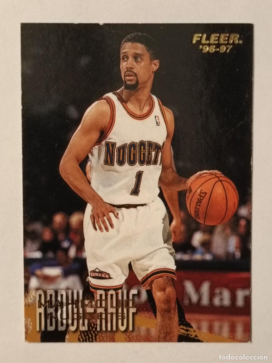 Coleccionismo deportivo: #25 MAHMOUD ABDUL-RAUF (DENVER NUGGETS) CARDS NBA 96/97 FLEER