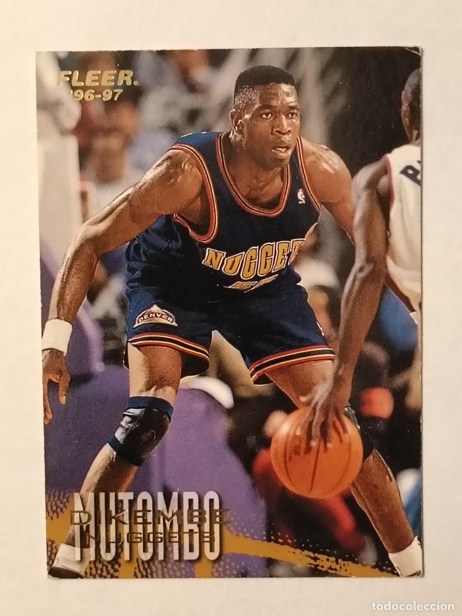 Coleccionismo deportivo: #27 DIKEMBE MUTOMBO (DENVER NUGGETS) CARDS NBA 96/97 FLEER