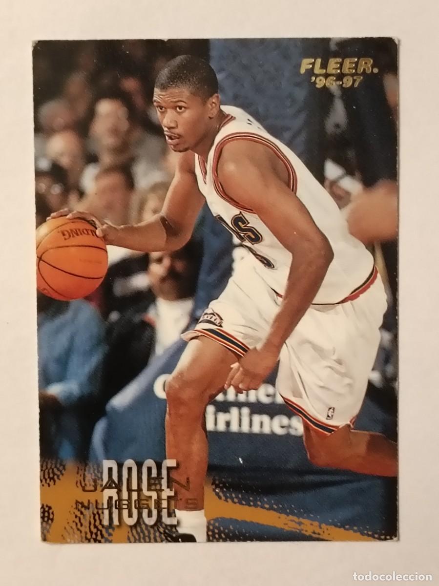 Coleccionismo deportivo: #28 JALEN ROSE (DENVER NUGGETS) CARDS NBA 96/97 FLEER