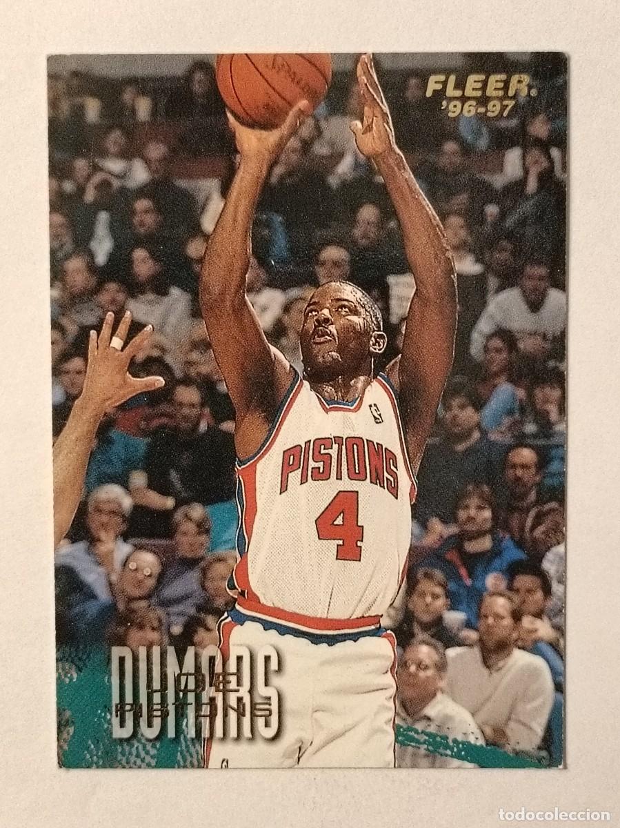 Coleccionismo deportivo: #30 JOE DUMARS (DETROIT PISTONS) CARDS NBA 96/97 FLEER