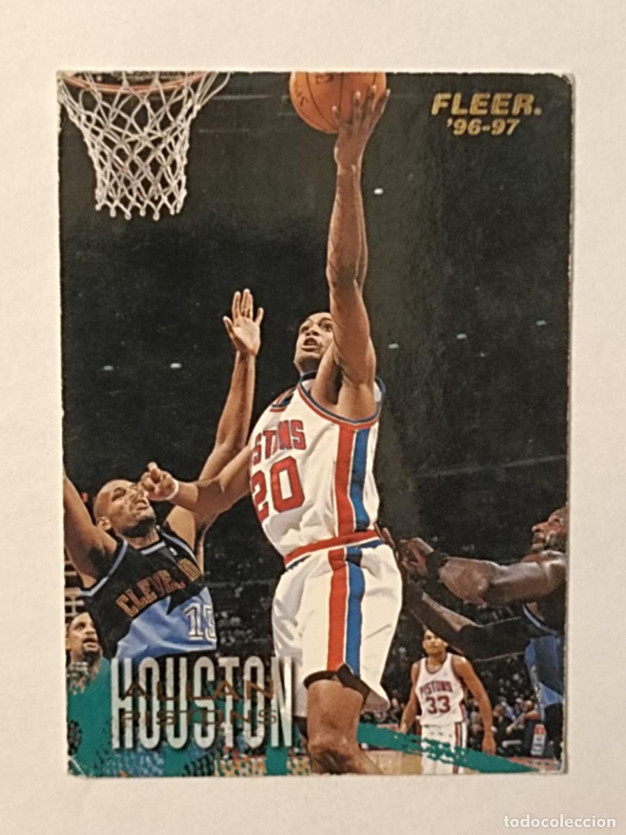 Coleccionismo deportivo: #32 ALLAN HOUSTON (DETROIT PISTONS) CARDS NBA 96/97 FLEER