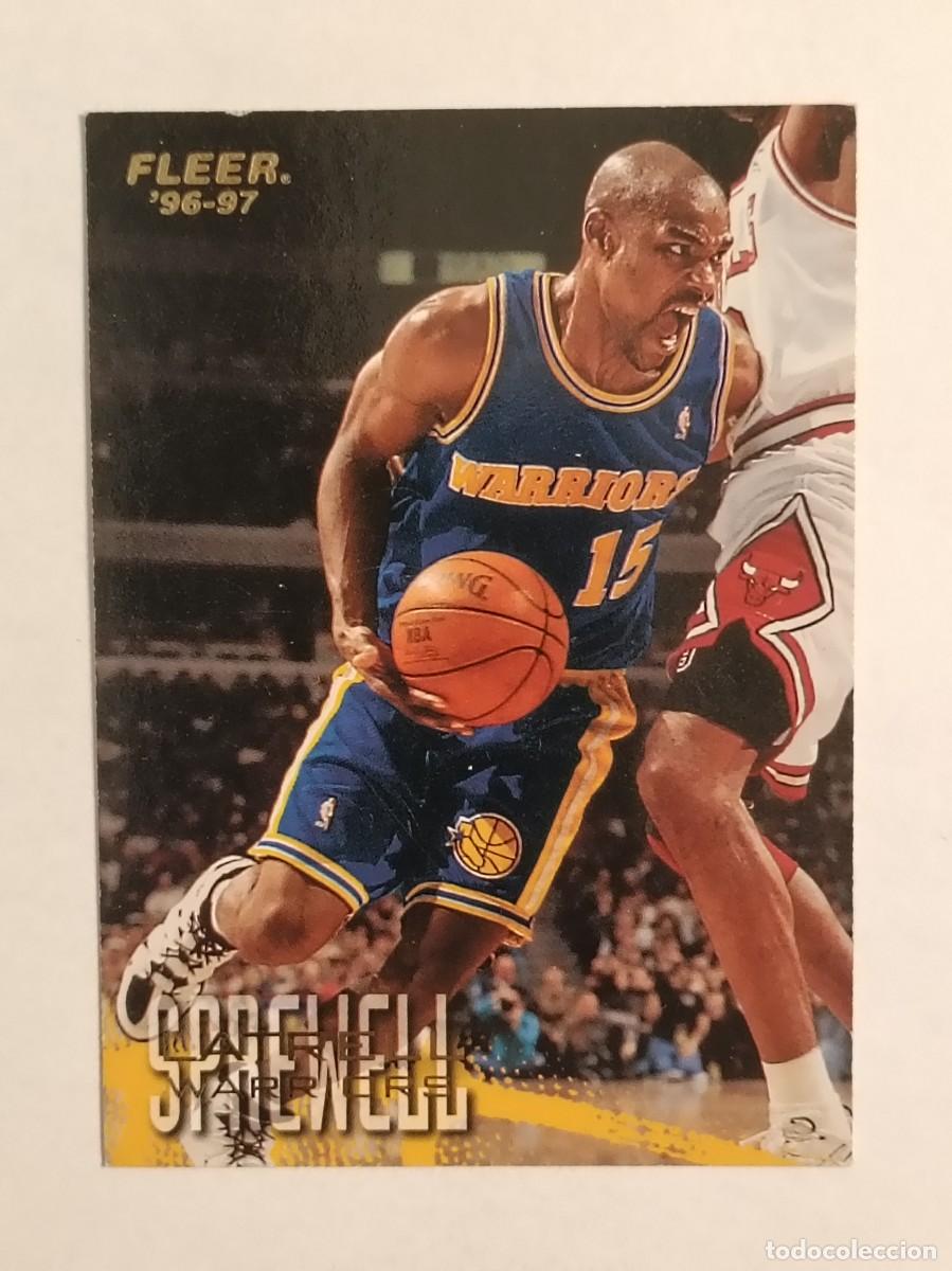 Coleccionismo deportivo: #37 LATRELL SPREWELL (GOLDEN STATE WARRIORS) CARDS NBA 96/97 FLEER