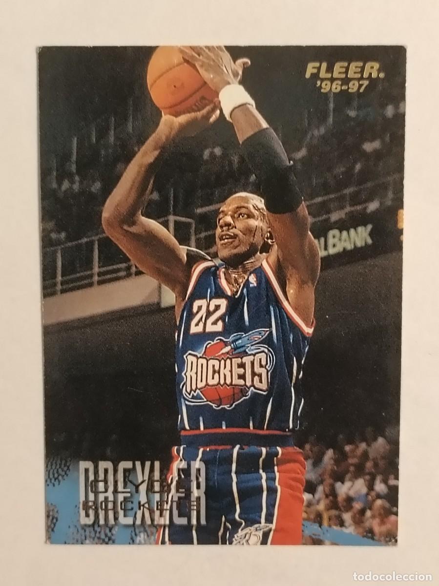 Coleccionismo deportivo: #40 CLYDE DREXLER (HOUSTON ROCKETS) CARDS NBA 96/97 FLEER