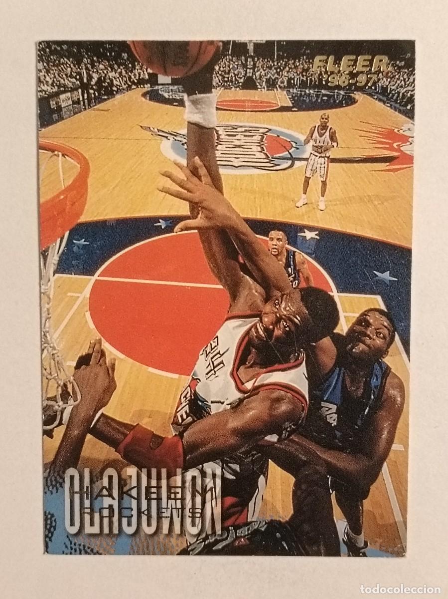 Collezionismo sportivo: #42 HAKEEM OLAJUWON (HOUSTON ROCKETS) CARDS NBA 96/97 FLEER