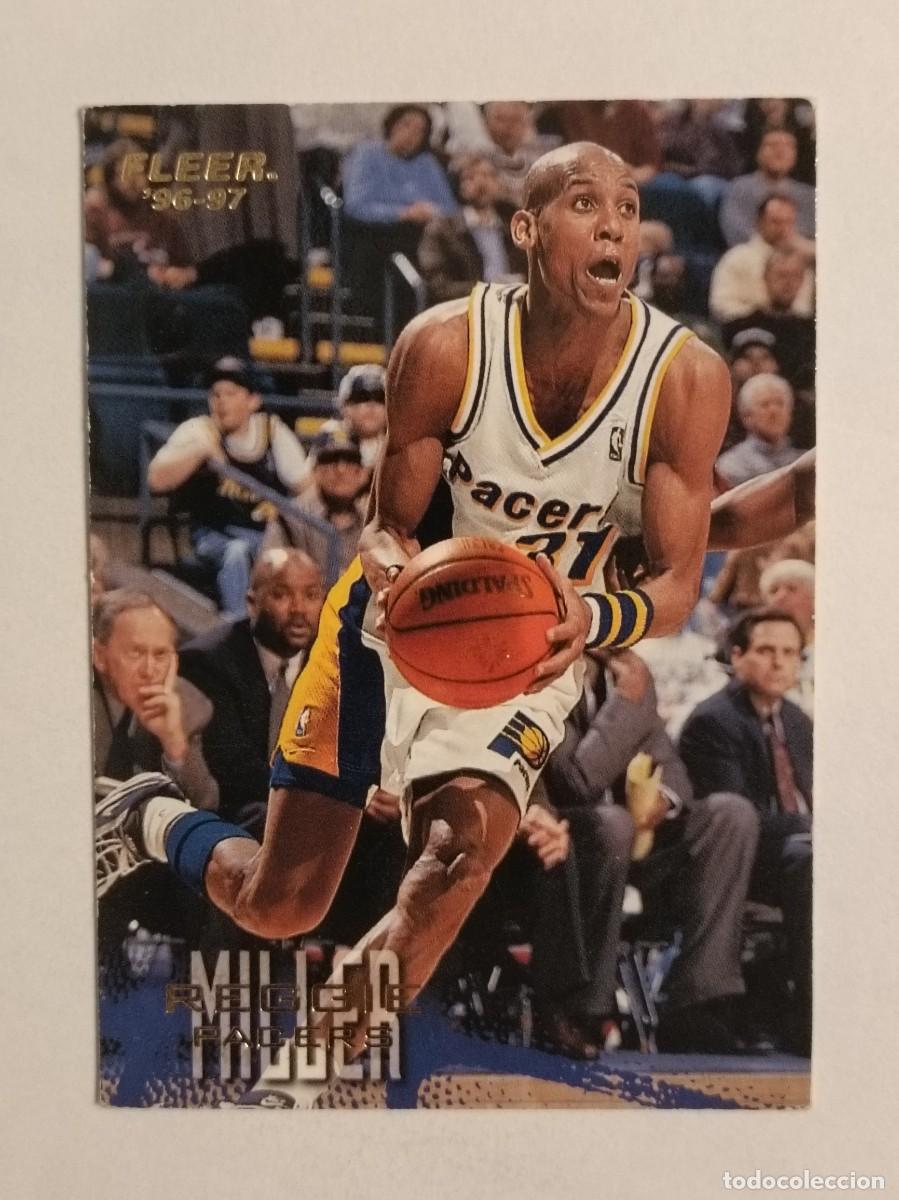 Coleccionismo deportivo: #46 REGGIE MILLER (INDIANA PACERS) CARDS NBA 96/97 FLEER