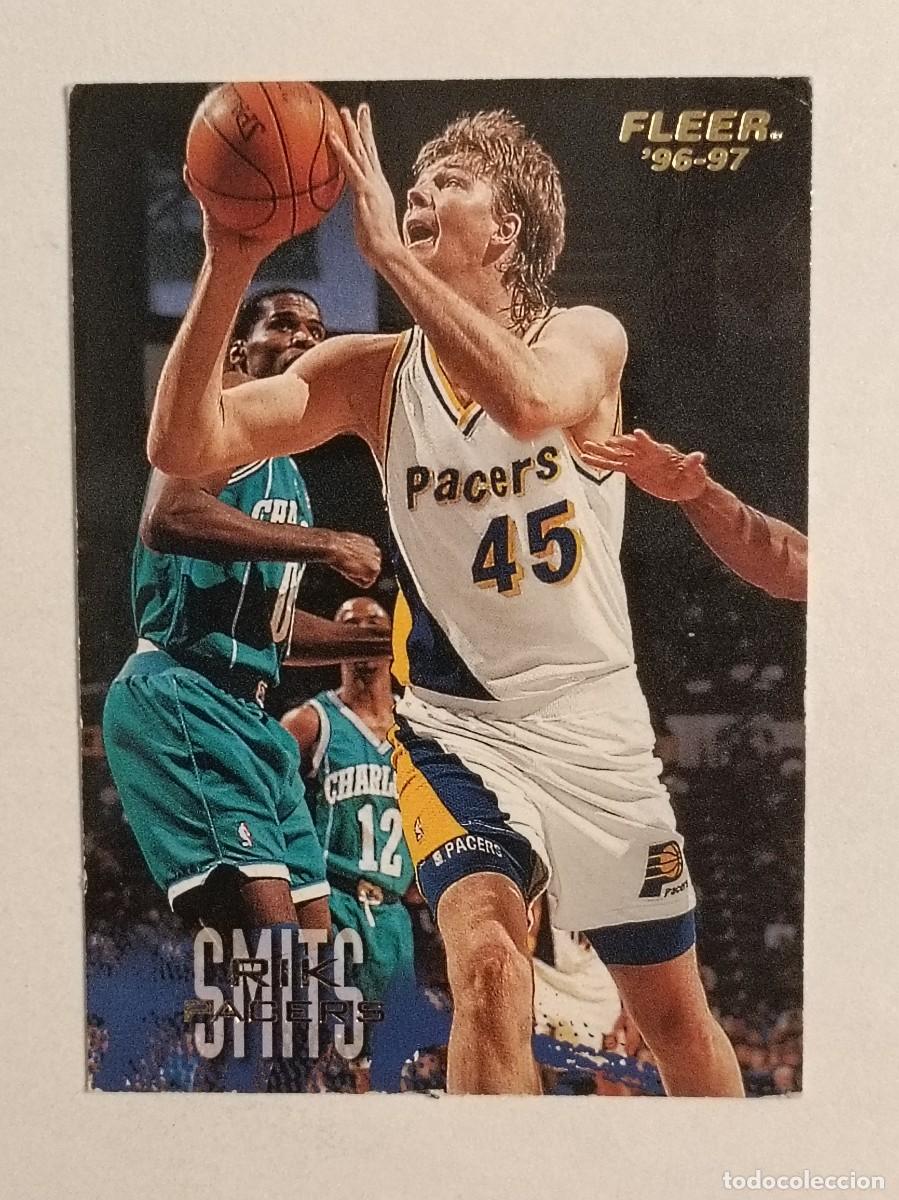 Coleccionismo deportivo: #47 RIK SMITS (INDIANA PACERS) CARDS NBA 96/97 FLEER