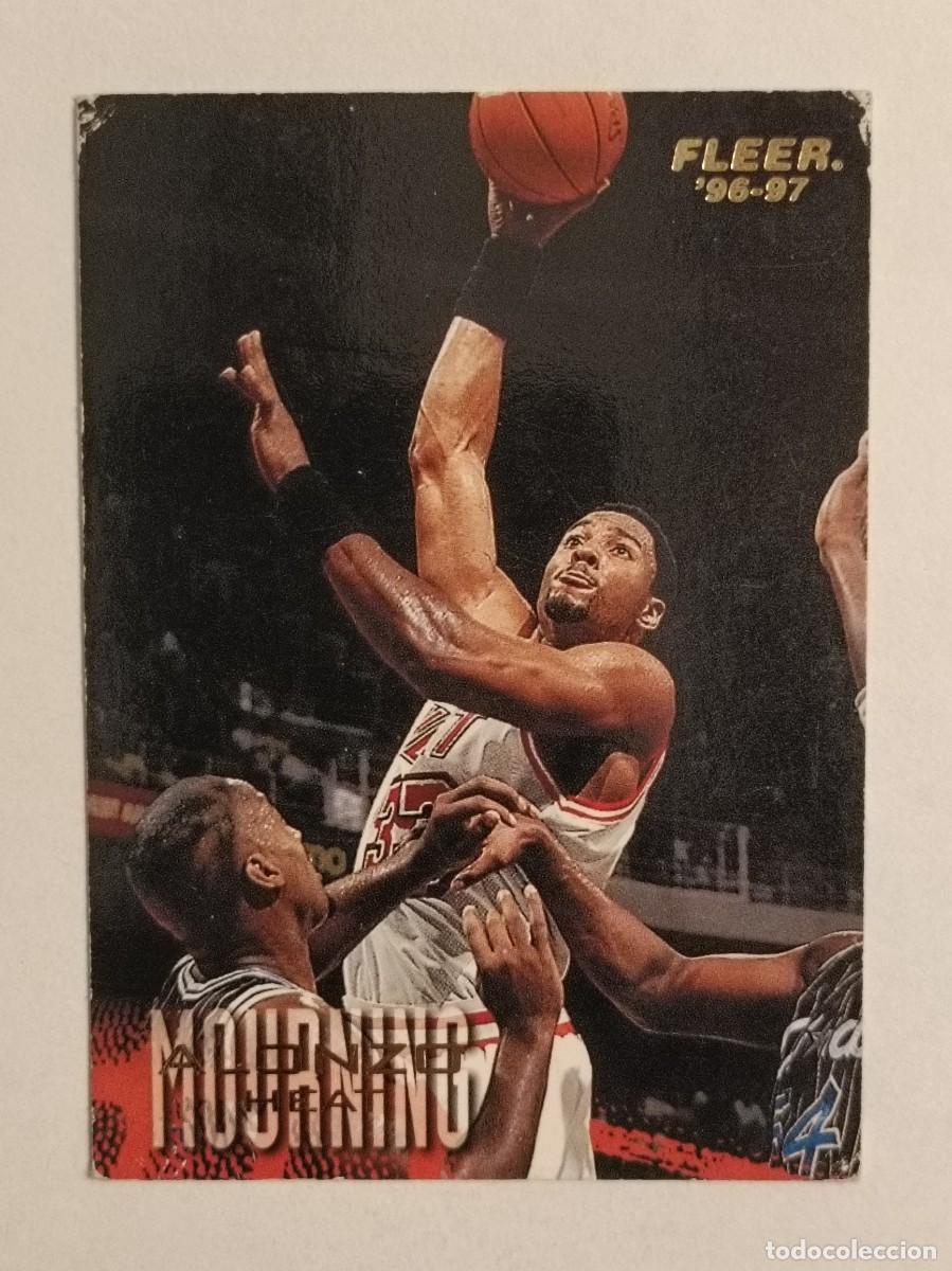 Coleccionismo deportivo: #58 ALONZO MOURNING (MIAMI HEAT) CARDS NBA 95/96 FLEER