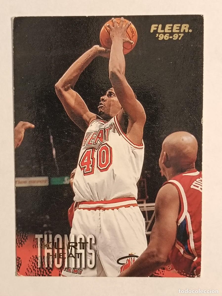 Coleccionismo deportivo: #59 KURT THOMAS (MIAMI HEAT) CARDS NBA 95/96 FLEER