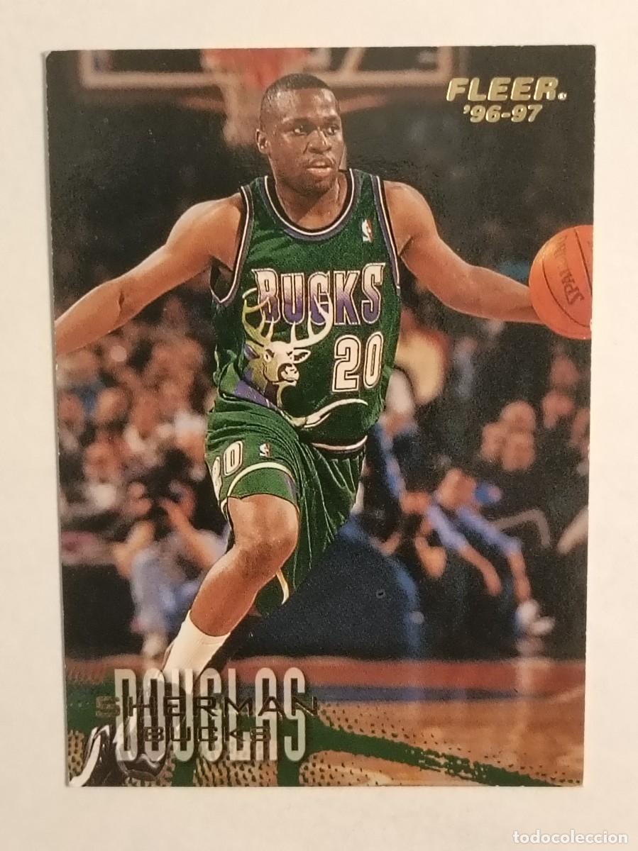 Collezionismo sportivo: #62 SHERMAN DOUGLAS (MILWAUKEE BUCKS) CARDS NBA 96/97 FLEER