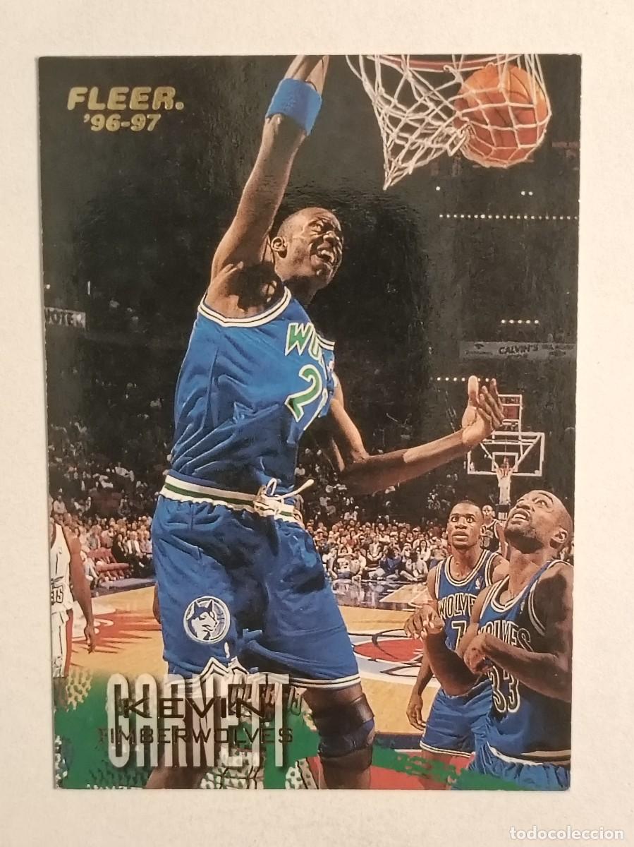 Collezionismo sportivo: #64 KEVIN GARNETT (MINNESOTA TIMBERWOLVES) CARDS NBA 96/97 FLEER