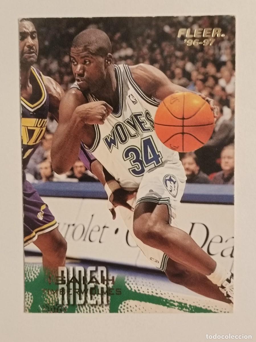 Coleccionismo deportivo: #66 ISAIAH RIDER (MINNESOTA TIMBERWOLVES) CARDS NBA 96/97 FLEER