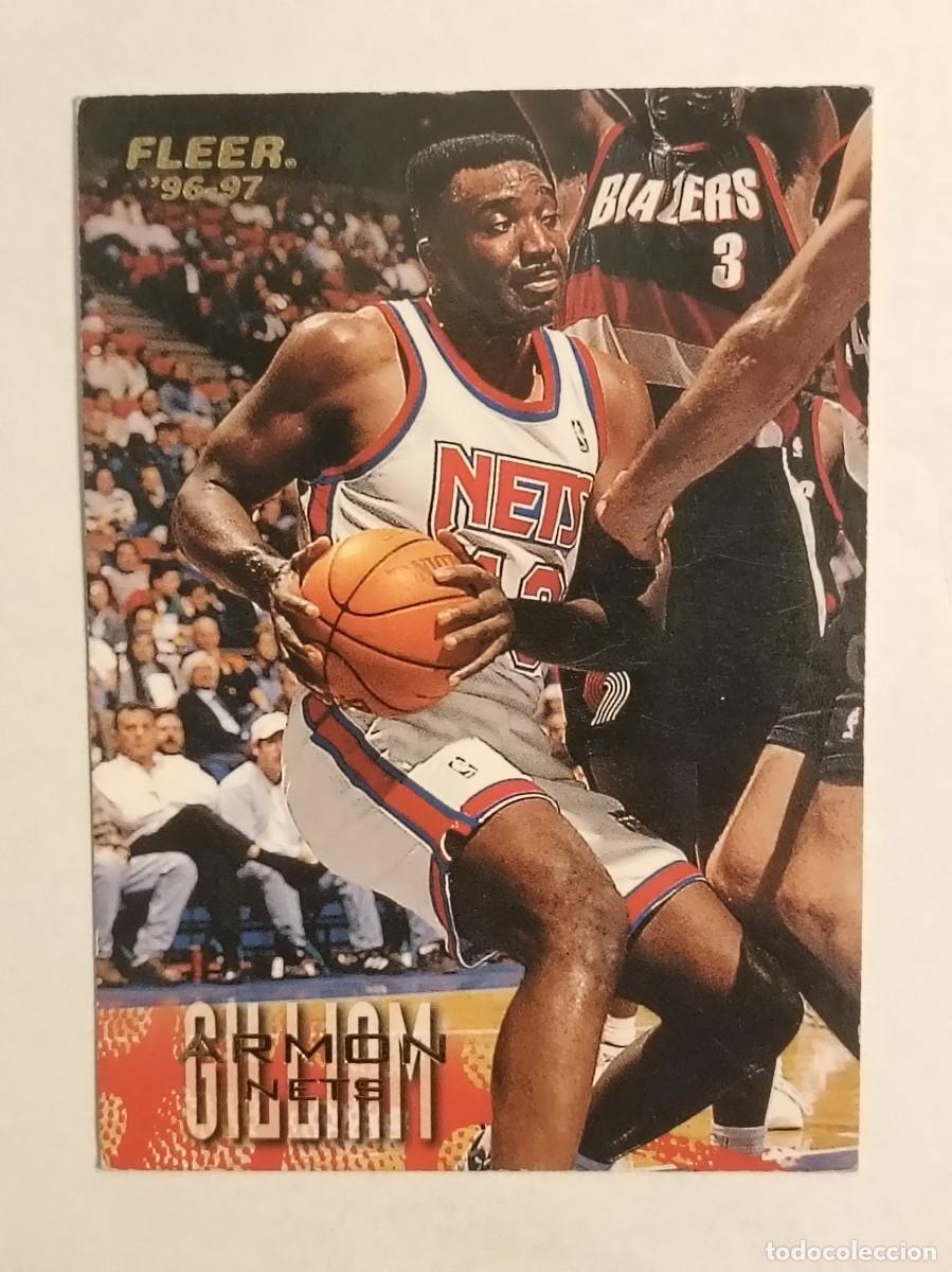 Coleccionismo deportivo: #69 ARMON GILLIAM (NEW JERSEY NETS) CARDS NBA 96/97 FLEER