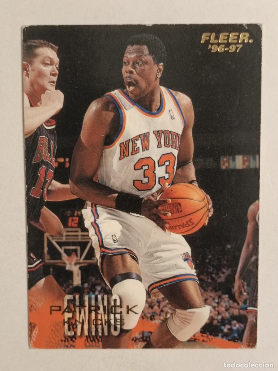 Coleccionismo deportivo: #71 PATRICK EWING (NEW YORK KNICKS) CARDS NBA 96/97 FLEER