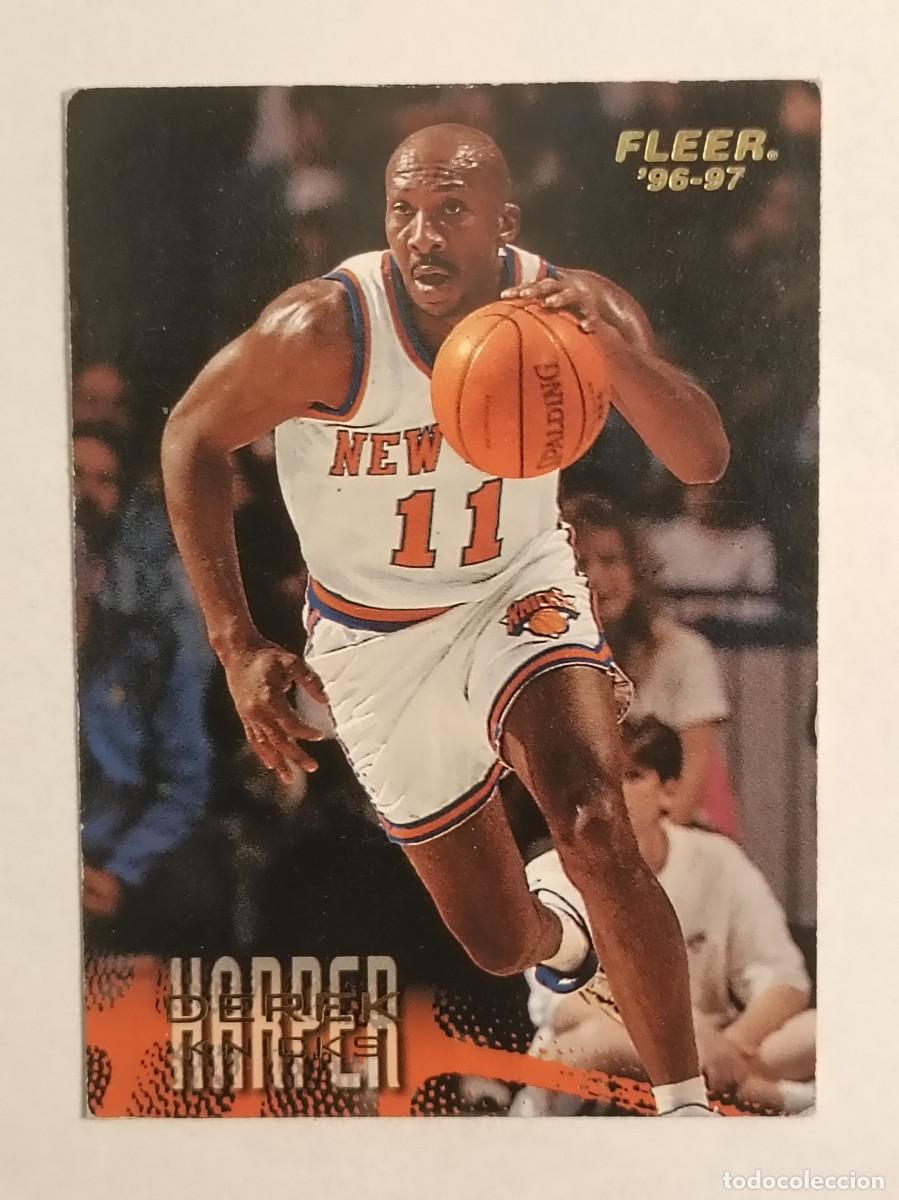 Coleccionismo deportivo: #72 DEREK HARPER (NEW YORK KNICKS) CARDS NBA 96/97 FLEER