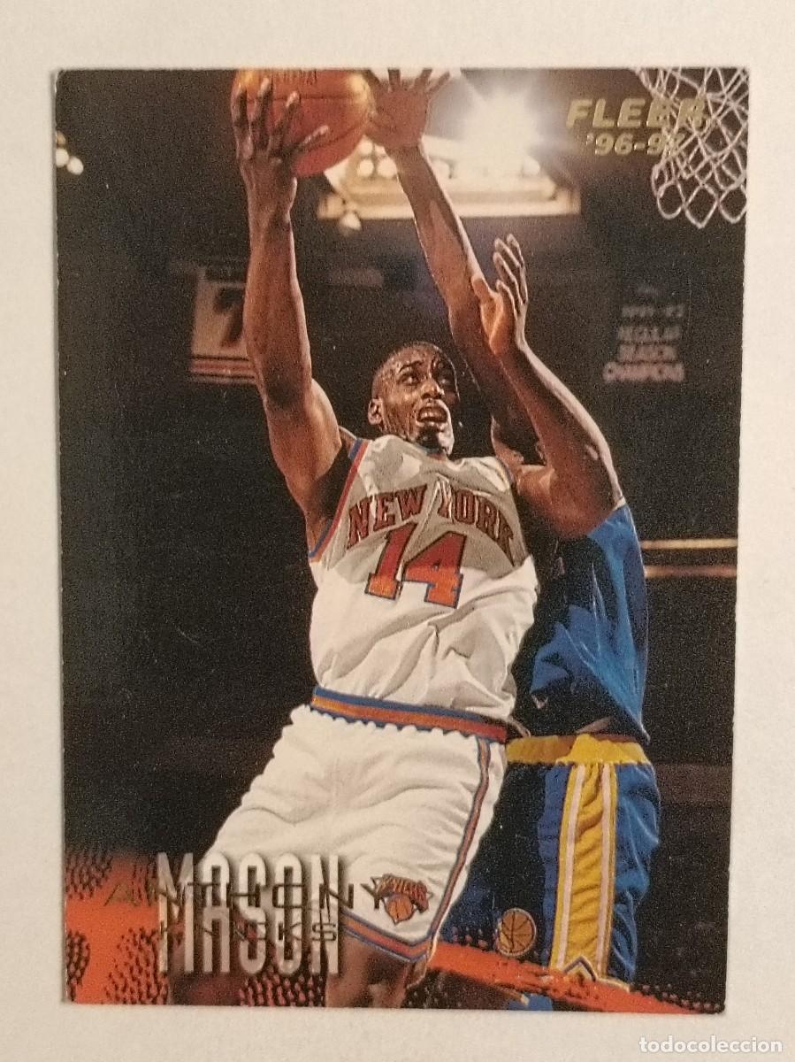 Coleccionismo deportivo: #73 ANTHONY MASON (NEW YORK KNICKS) CARDS NBA 96/97 FLEER