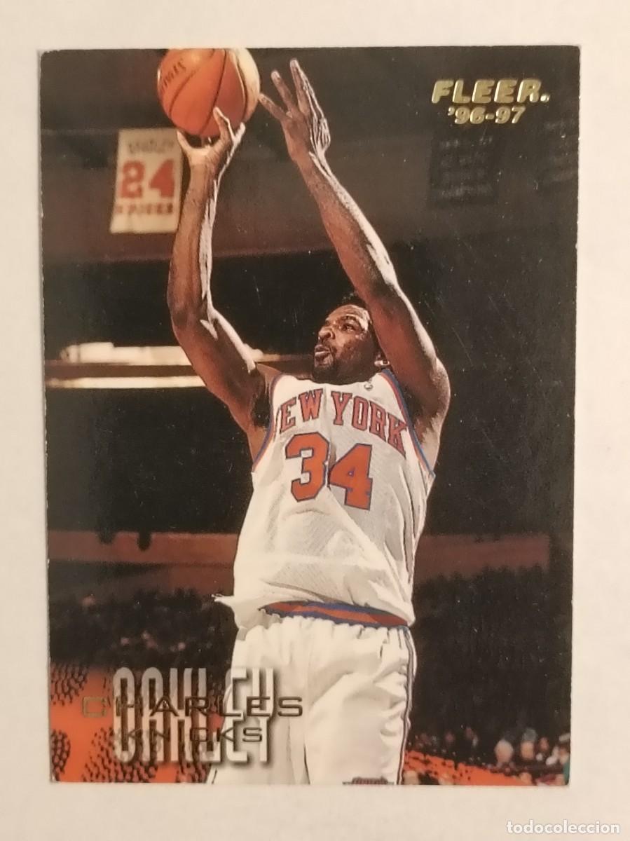 Coleccionismo deportivo: #74 CHARLES OAKLEY (NEW YORK KNICKS) CARDS NBA 96/97 FLEER
