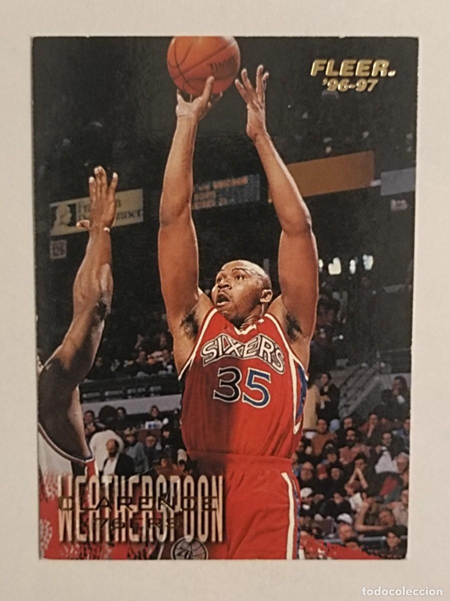 Coleccionismo deportivo: #84 CLARENCE WEATHERSPOON (PHILADELPHIA 76ERS) CARDS NBA 96/97 FLEER