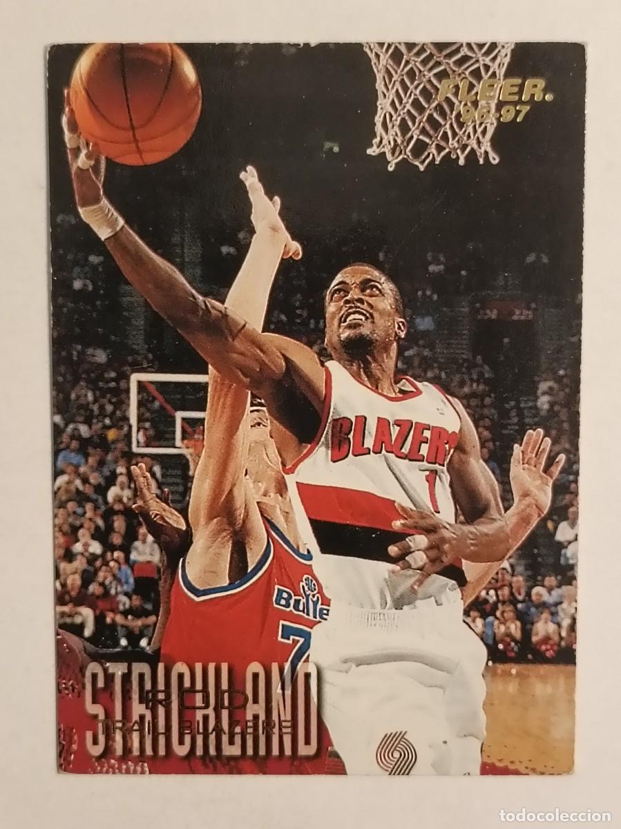 Coleccionismo deportivo: #91 ROD STRICKLAND (PORTLAND TRAIL BLAZERS) CARDS NBA 96/97 FLEER