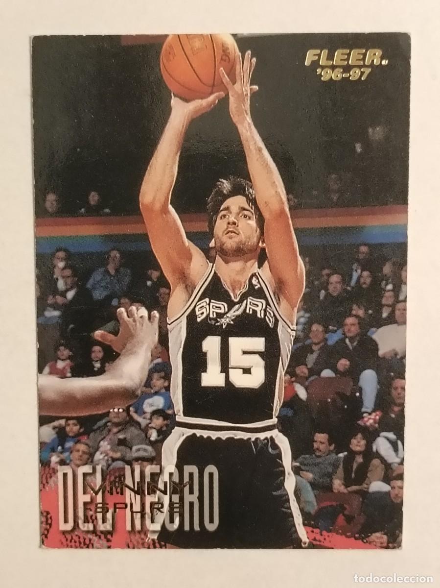 Coleccionismo deportivo: #97 VINNY DEL NEGRO (SAN ANTONIO SPURS) CARDS NBA 96/97 FLEER