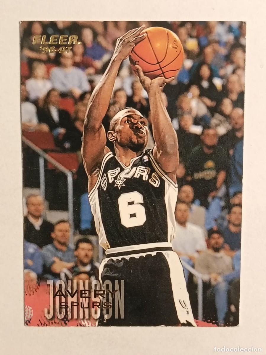 Coleccionismo deportivo: #99 AVERY JOHNSON (SAN ANTONIO SPURS) CARDS NBA 96/97 FLEER