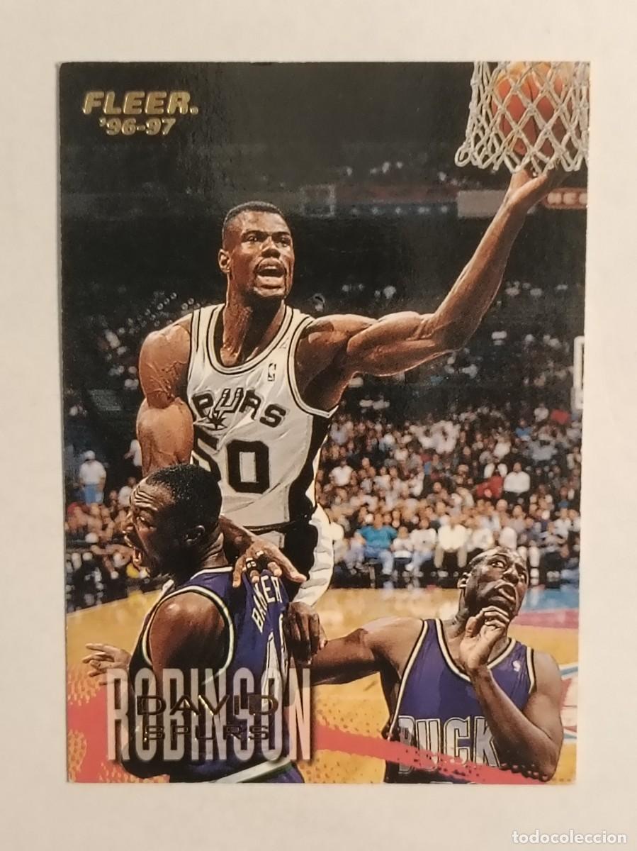Coleccionismo deportivo: #100 DAVID ROBINSON (SAN ANTONIO SPURS) CARDS NBA 96/97 FLEER