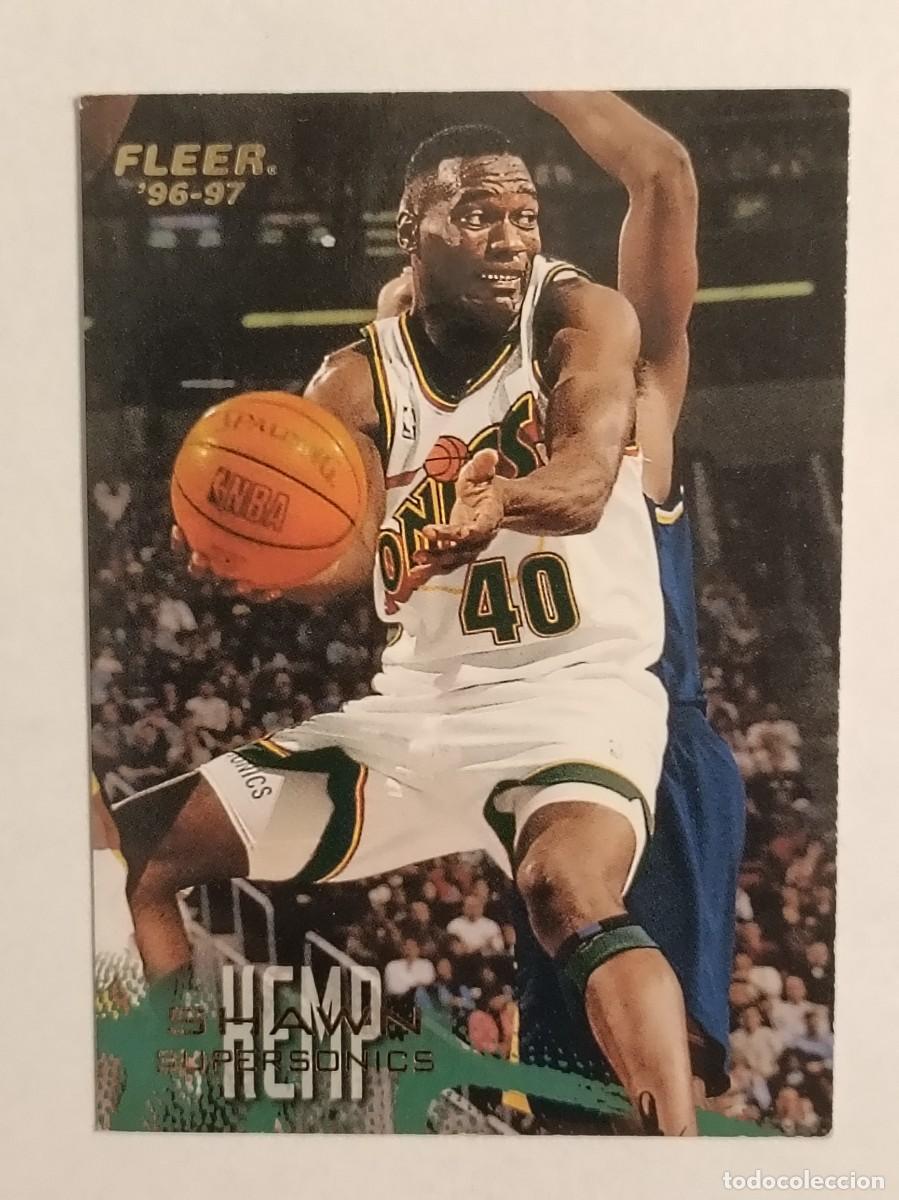 Coleccionismo deportivo: #102 SHAWN KEMP (SEATTLE SUPERSONICS) CARDS NBA 96/97 FLEER