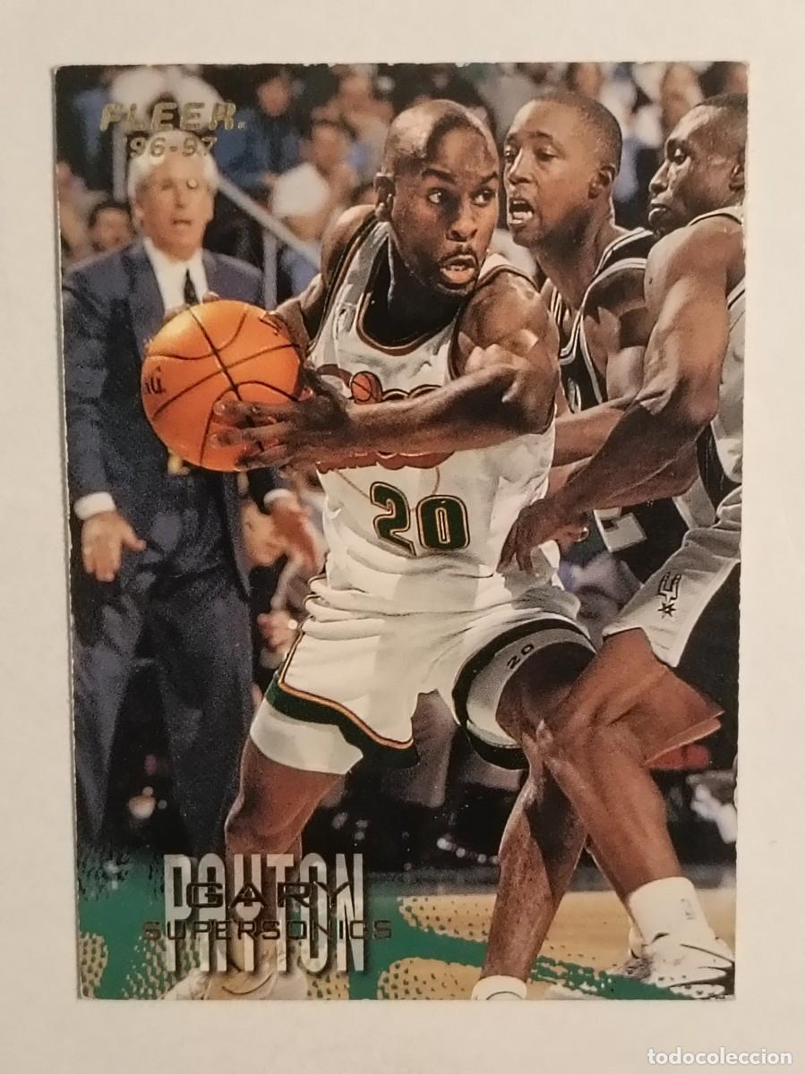 Collectionnisme sportif: #103 GARY PAYTON (SEATTLE SUPERSONICS) CARDS NBA 96/97 FLEER