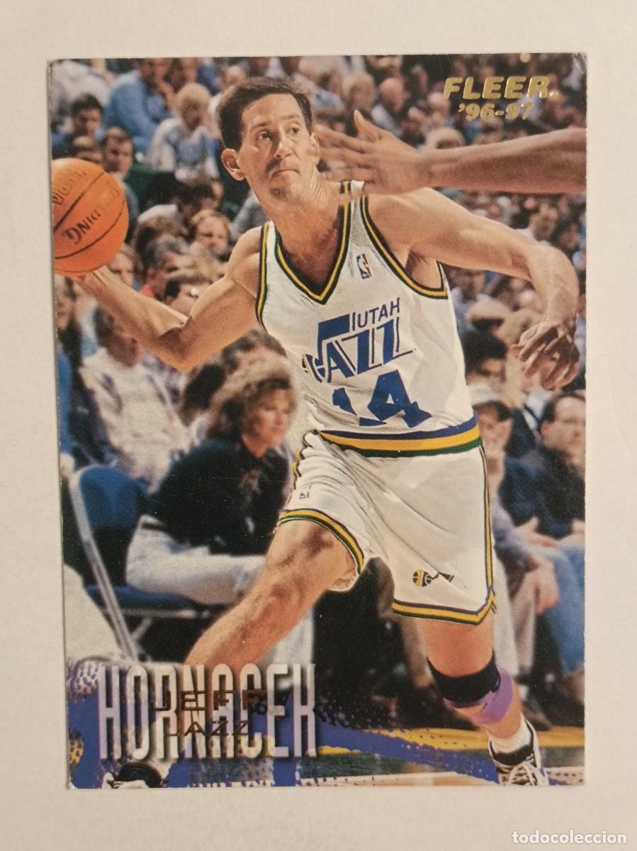 Coleccionismo deportivo: #109 JEFF HORNACEK (UTAH JAZZ) CARDS NBA 96/97 FLEER