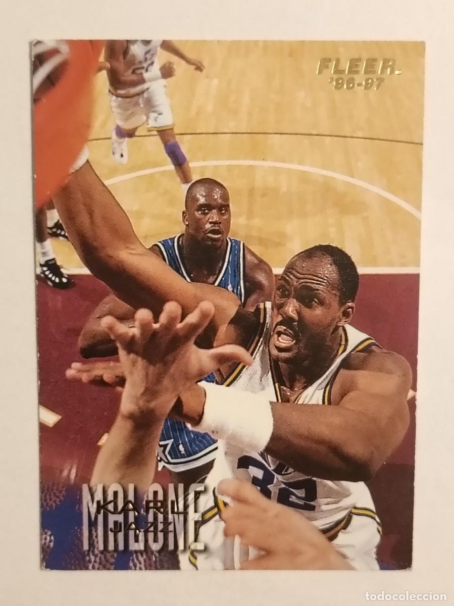Colecionismo desportivo: #110 KARL MALONE (UTAH JAZZ) CARDS NBA 96/97 FLEER