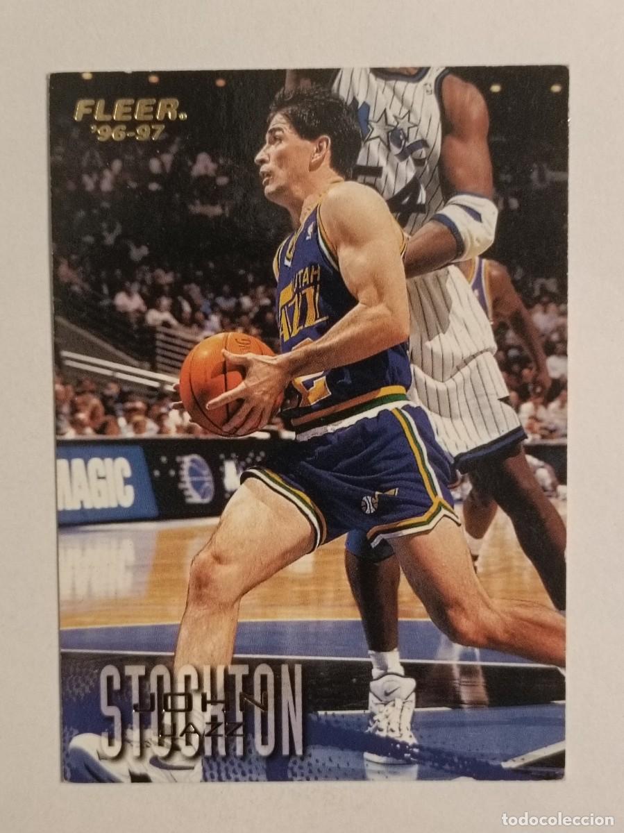 Colecionismo desportivo: #111 JOHN STOCKTON (UTAH JAZZ) CARDS NBA 96/97 FLEER