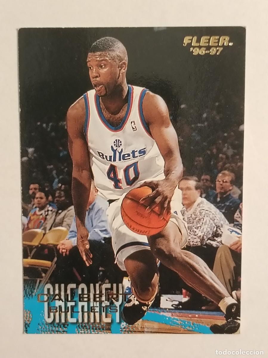 Coleccionismo deportivo: #115 CALBERT CHEANEY (WASHINGTON BULLETS) CARDS NBA 96/97 FLEER