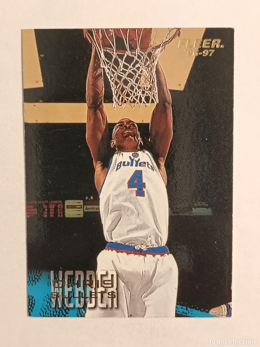 Sports collectibles: #119 CHRIS WEBBER (WASHINGTON BULLETS) CARDS NBA 96/97 FLEER