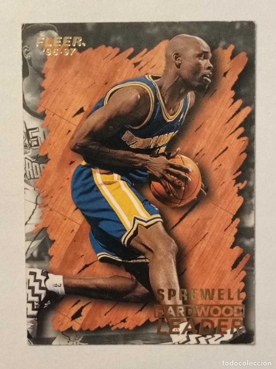 Sports collectibles: #128 LATRELL SPREWELL (GOLDEN STATE WARRIORS) CARDS NBA 96/97 FLEER