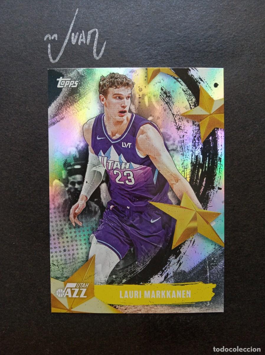 Sports collectibles: SA 19 STARS LAURI MARKKANEN UTAH JAZZ FINLANDIA TOPPS BASKETBALL NBA 2024 2025 24 25 NUEVO